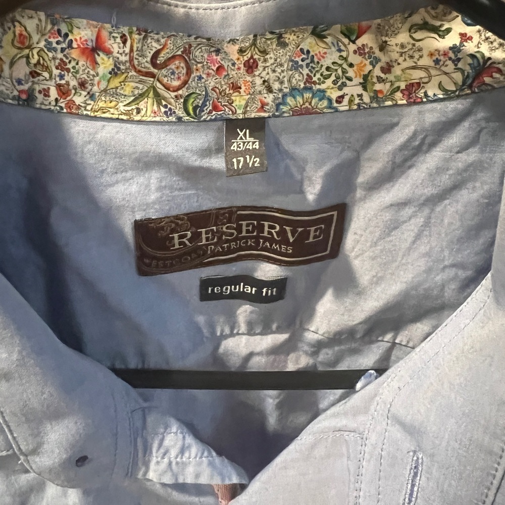 Patrick James Reserve Blue Dress Shirt